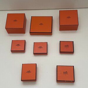 Hermes 8 empty storage boxes LOT